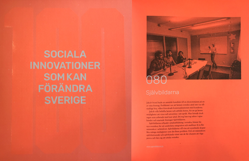 Boken - 100 Sociala innovationer - Uttalsträning i svenska